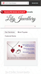 Mobile Screenshot of lilyjewellery.com